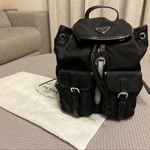 100% Authentic Prada nylon backpack